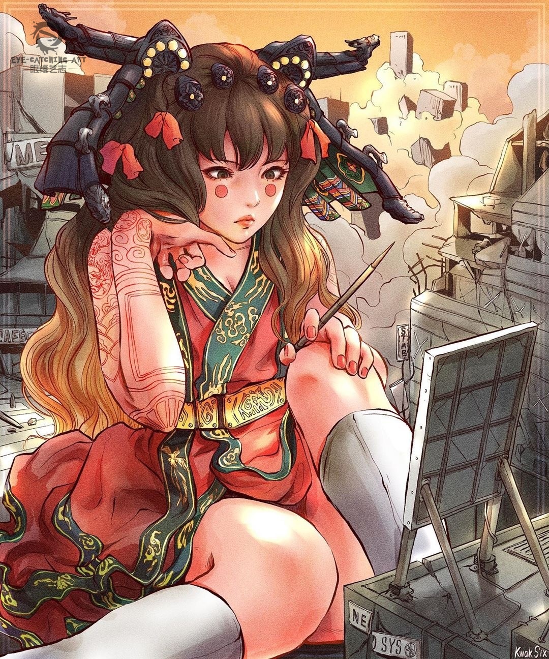 兵器少女，科技与情感的交织-第1张图片