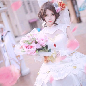 小乔纯白花嫁，美丽与浪漫的完美结合